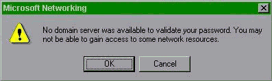 No Domain Server